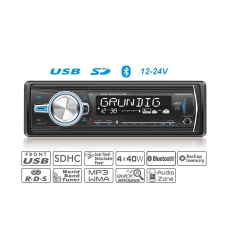 AUTORADIO 24V BLUETOOTH USB MP3