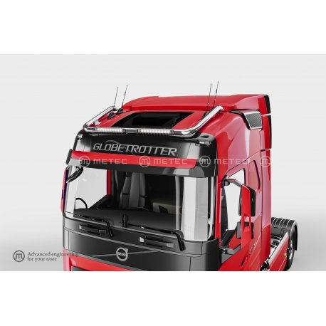 Rampe de toit INTEGRA - Volvo FH AERO - FH5 - FH4 - FM - Cabine Globe & Globe XL - 2x rampes de LEDs intégrées