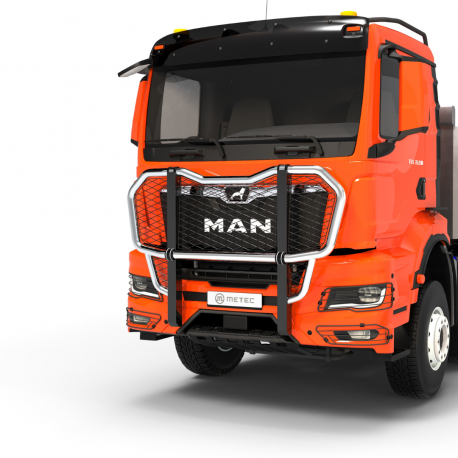 Pare-buffle OUTLAND avec grille - MAN TGS 2020 - Pare-choc acier