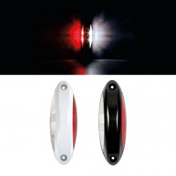 Feu de gabarit 3 fonctions - Blanc/Rouge - 4 LEDs - 12/24V