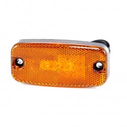 Feu de gabarit latéral LED HELLA - Montage en saillie - Épaisseur 22mm - 111x51,3 mm - 12-24V