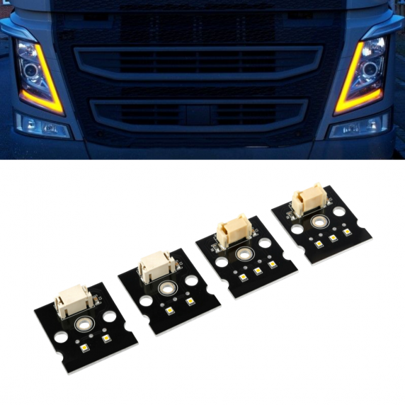DRL - Kit de conversion pour feux diurnes - Orange - Volvo FH4 12-21