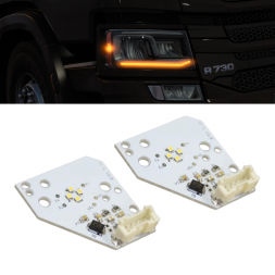 Kit DRL + Flash blanc/orange - Scania R/S 2016+