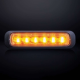  STRANDS - Feu de pénétration fumé 6 LEDs - Orange - 24W - 12/24V