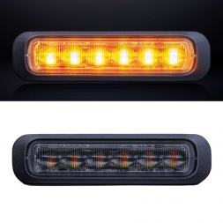 FEUX FLASH ORANGE DARK 6 LEDS 12-24V 13W