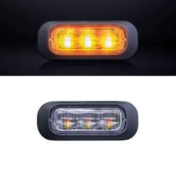 FEU FLASH STRANDS LEDS ORANGE APPLIQUE