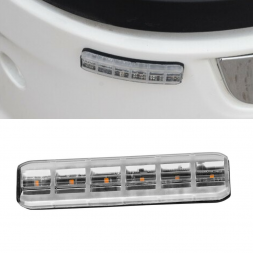 Feu flash 6 LEDs - Orange - 12-24V