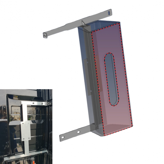 Support de coffre porte-extincteur - Pour Volvo FH4