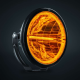 STRANDS - Projecteur AMBASSADOR 9" - Veilleuses LEDs blanches et orange - 70W - ⌀230mm - 12/24V
