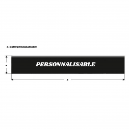 Bavette arrière longues personnalisable