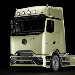 Rampe de toit TRUX - en aluminium - 4 feux - Airflow - Mercedes PROCABIN Giga et BigSpace avec visière