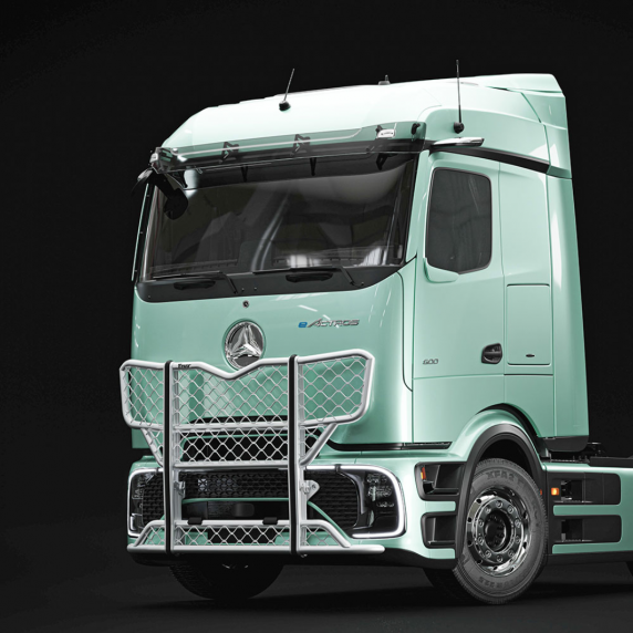 Pare-buffles HIGHWAY en aluminium TRUX - Airflow - Mercedes PROCABIN 2025+