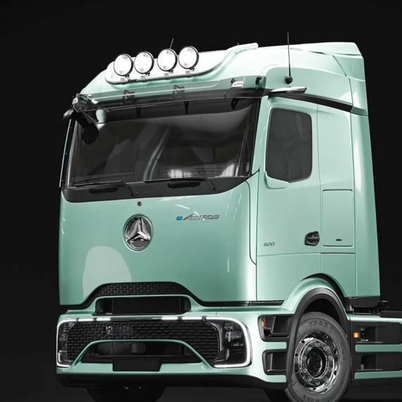TRUX - Stream Space - Rampe de toit aluminium - Mercedes ACTROS MP4/5