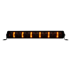 VIKLIGHT - 29 cm - Barre de LEDs ACS double ligne avec veilleuses blanches et orange - 120W - 12/24V