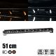 VIKLIGHT - 51 cm - Barre de LEDs simple ligne - 94W - 12/24V