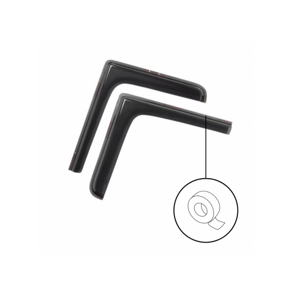 Déflecteurs de vitres à coller - Mercedes ACTROS MP4/5 2011+ - PROCABIN 2025+