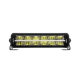 JUMBO - 32 cm - Barre double ligne de LEDs avec ligne centrale de veilleuses blanches et orange - 45W - 12/24V