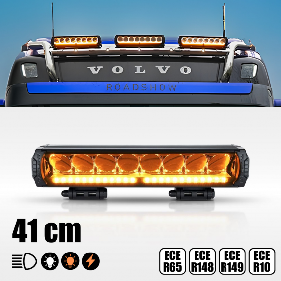 LAZER - 41 cm - Barre de LED TRIPLE R 1000 - 17,6W - 12/24V