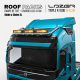 Roof Pack Volvo FH/FM - 1 rampe de toit w/ LEDs + 3x Barres LED LAZER TRIPLE-R 1000 GYRO 41 cm