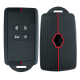 Coque de carte main libre en silicone - Renault Trafic - Rouge/Noir