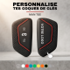 Coque de clés - MAN TGE 2017+ - Silicone noir/rouge