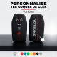 Coque de clés en silicone - VOLVO FH - Noir/Rouge