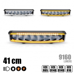LAZER - 41 cm - Barre de LED AIR-90 avec FLASH - 9160 lm - 90W - 12/24V