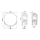 LAZER - Projecteur SENTINEL 9" HIGHLINE - Noir - 17020 lm - 137W - 12/24V