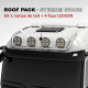 ROOF PACK pour Mercedes ACTROS GigaSpace 2011+ - Rampe de toit + 4x LEDSON Pollux9+