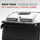 ROOF PACK pour Mercedes ACTROS - Rampe de toit + 2x barres de LED 55 cm JUMBO