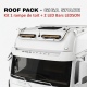 ROOF PACK pour Mercedes ACTROS - Rampe de toit + 2x barres de LED 51 cm LEDSON EPIX20+