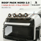Roof Pack Volvo FH/FM - 1 rampe de toit w/ LEDs + 4x Projecteurs VIKLIGHT VENUS 135W