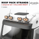 ROOF PACK pour Renault T High - Rampe de toit + 4x STRANDS Dark Knight Insane