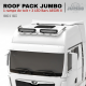 Roof pack MAN TGX - Rampe de toit + 4x projecteurs longue portée JUMBO FULL LEDs w/ feux de position blancs et orange