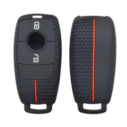 Coque de clés en silicone - Mercedes ACTROS MP4 / MP5 / ACTROS ProCabin - Noir/Rouge