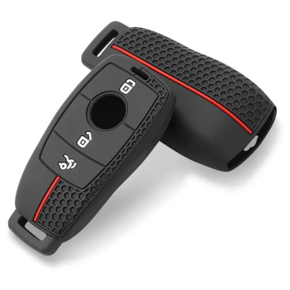 Coque de clés en silicone - Mercedes SPRINTER - Noir/Rouge