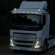 Kit complet pare soleil + 6 barres LED VIKLIGT YMER 10" avec système Dynamic Lighting Assist - Volvo FH - FM