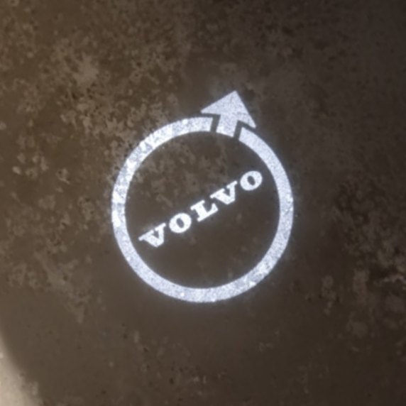 Welcome Light Iron Mark VOLVO TRUCKS - 2 pcs - Volvo FH