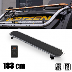 Rampe de feux flash extra plate + Télécommande - JUMBO - 1830 mm - Modules LEDs
