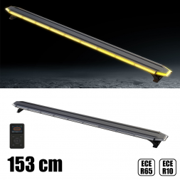 JUMBO - Rampe de signalisation 153 cm + Télécommande - 87W - 12/24V