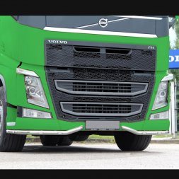Rampe sous spoiler avant K-LINER - Volvo FH4 - FM4 - Avec LEDs