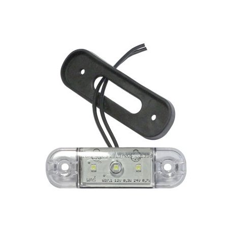 LED 12-30V BLANC/ORANGE/ROUGE/BLEU