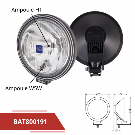 RALLY 3000 BLEU LISSE VEILLEUSE