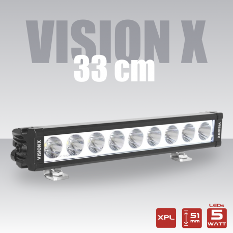 Vision X - 33 cm - Barre de LEDs XPL-H - Veilleuses blanches