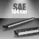 SAE - 104 cm - Barre de LEDs Osram - Flood beam - 200W - 12-24V