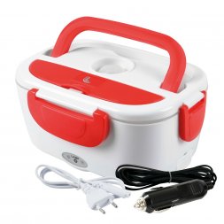 Lunch-Box, gamelle chauffante électrique - 1,5 L - 12/24V+220V - 50W