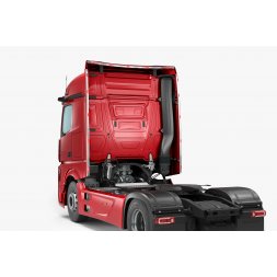 Giga Space - Aero Kits - Rampes de déflecteurs arrières - Mercedes ACTROS MP4/5 2011+ - Avec LEDs rouges