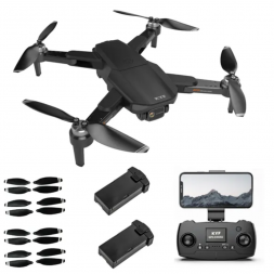 Drone connecté - Double caméra 6K HD - Wifi - Télécommande - Housse de transport