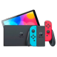 Console NINTENDO Switch OLED - Bleu et rouge - 64 Go