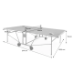 Table de Ping Pong pliable - Extérieur / Intérieur - Avec 4 raquettes + 6 balles